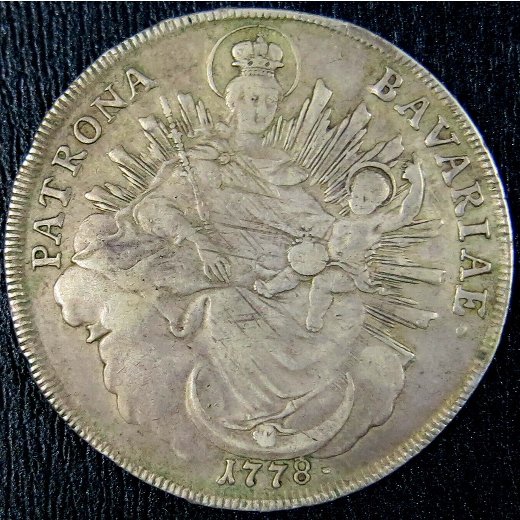 1788-Bavarian-Thaler-Without-Adjustment-Marks